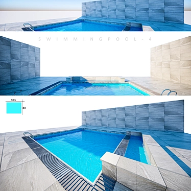 Max Swimming Pool 4: 3D Model 3D model image 1 