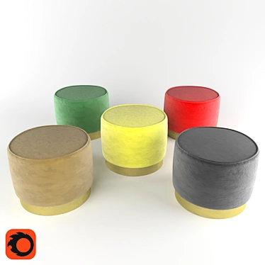 Stool Hippie Green