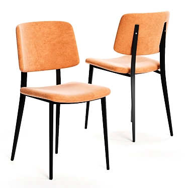 Colombini Casa KARIN Chair: Elegant and Comfortable 3D model image 1 