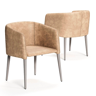 Colombini Casa WENDY Armchair: Modern Elegance for Your Home 3D model image 1 