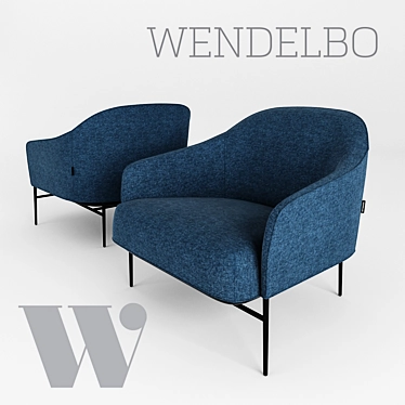 Sleek Serenity: Wendelbo Chill 3D model image 1 