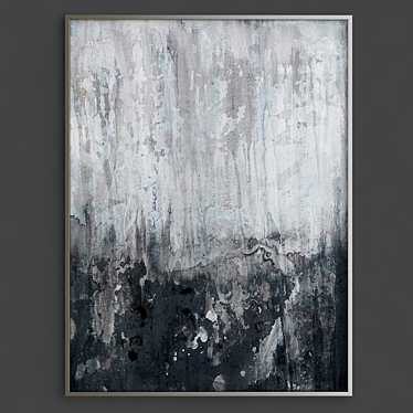 Gray Abstracts: Modern Rustic Art
Minimalist Texture Abstract: Original Gray Art 3D model image 1 