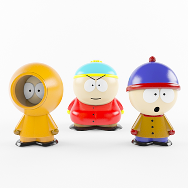 South Park Collectible Figures 3D model image 1 