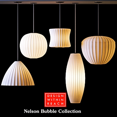 Modern Bubble Ceiling Light 3D model image 1 