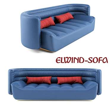 Sleek Sofa: 3dsMax 2013+FBX Compatible 3D model image 1 