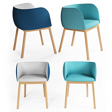 Elegant Mousse Chair: Versatile and Chic 3D model image 1 