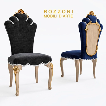 Elegant Rest Chair by Rozzoni 3D model image 1 