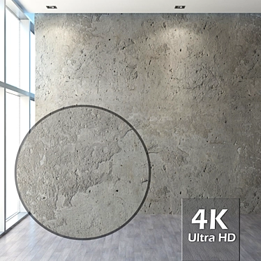 Seamless 4K Concrete Texture 3D model image 1 