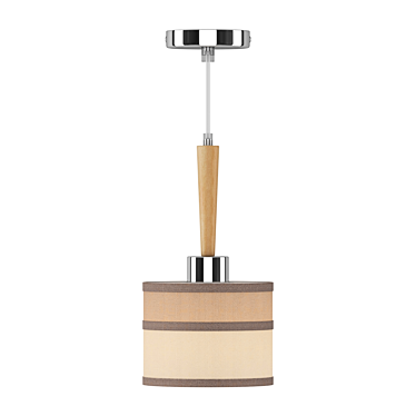 Freya Helen Chrome Pendant Light 3D model image 1 