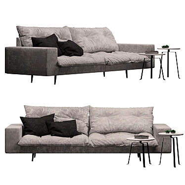 Luxury Bonaldo Avarit Sofa 3D model image 1 