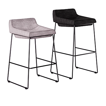 Concepto COMFY Bar and Semi-Bar Stool 3D model image 1 