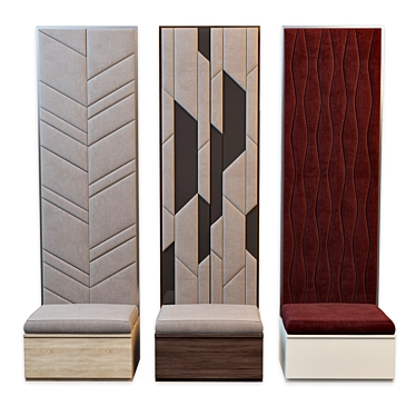 Soft Seat Panels: Comfort Meets Style 3D model image 1 