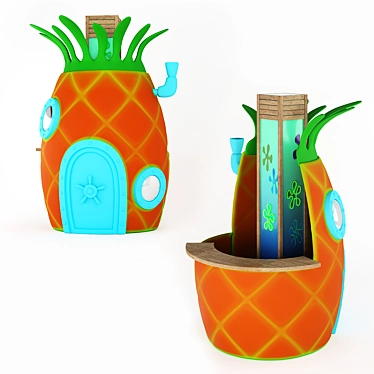 SpongeBob's Pineapple Haven 3D model image 1 