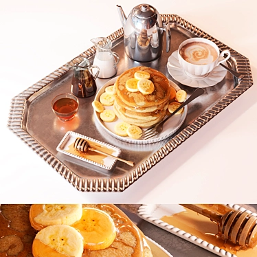 Rise and Dine: Breakfast Delight 3D model image 1 