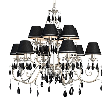 Eurolampart Acqua Chandelier: Stylish Crystal Lighting 3D model image 1 