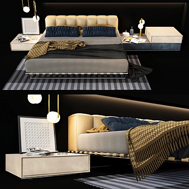 Elegance in Bed: KRISTALL by i4mariani 3D model image 1 