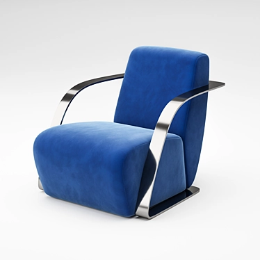 Fendi Casa Gilda Armchair: Elegant Luxury in Your Home 3D model image 1 