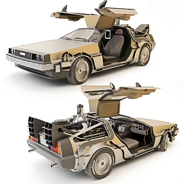 Timeless Delorean DMC-12 Model 3D model image 1 