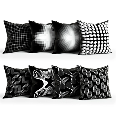 Karim Rashid Pillow Collection 3D model image 1 