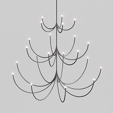 Arca 3 & Arca 2 Pendant Lights 3D model image 1 