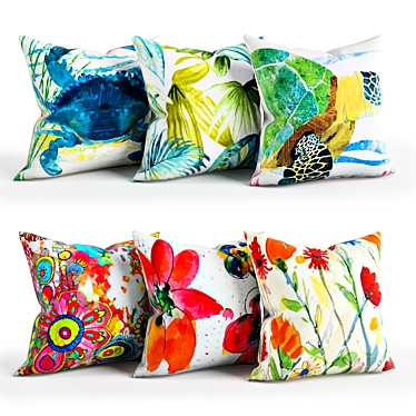 Cozy Comfort Pillow Set 3D model image 1 