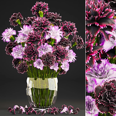 Springtime Blooms: Carnation Collection 3D model image 1 