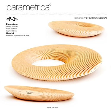 The parametric bench "Parametrica Bench P-2"