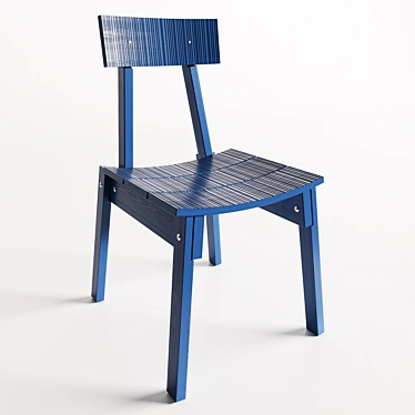 Modern Industrial Style Ikea Chair 3D model image 1 