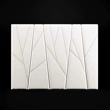 Soft Wall Panel - Innovative Headboard Alternative 3D model image 1 