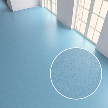 Seamless Vinyl Floor Tiles 3D model image 1 