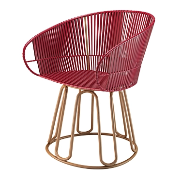 Elegant Ames Circo Dining Chair 3D model image 1 