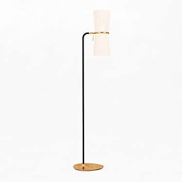Mid-Century Clarkson Reading Lamp 3D model image 1 