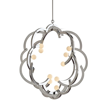 Blow Pendant: Sleek Aluminum Elegance 3D model image 1 