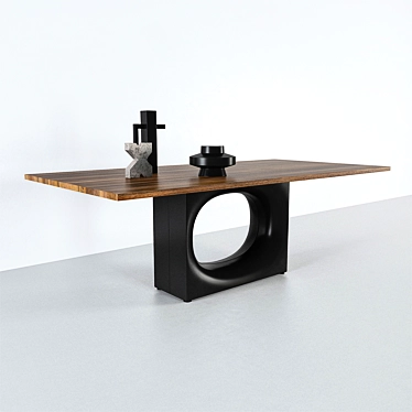Sophisticated Holo Tables by Kristalia 3D model image 1 