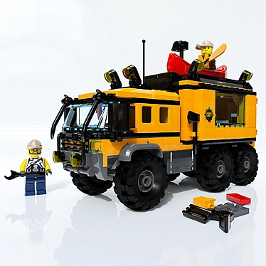 LEGO City Jungle Mobile Lab 3D model image 1 