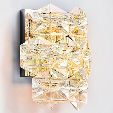 Elegant Hermitage Wall Lamp 3D model image 1 
