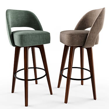 Elegant Wa Bar Stool 3D model image 1 