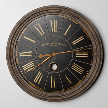 Clock "London Rail" Restoration Hardware