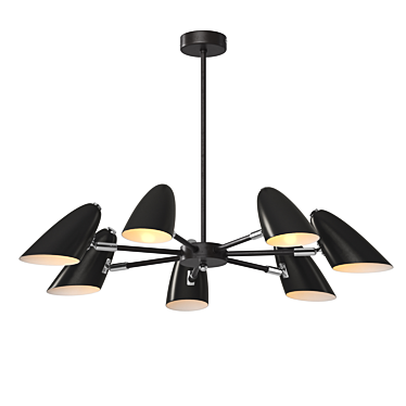 Freya Aida FR5852-CL-07 Chandelier 3D model image 1 