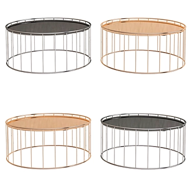 Modern Minimalist Coffee Tables 3D model image 1 