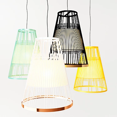 Mambo Utulamp: Dream-inspired Pendant 3D model image 1 