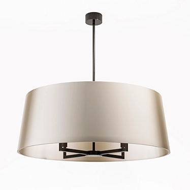 Tourah 6 Large Pendant Light 3D model image 1 