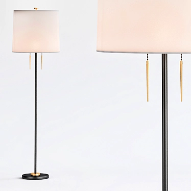 Arteriors Franco Floor Lamp 3D model image 1 