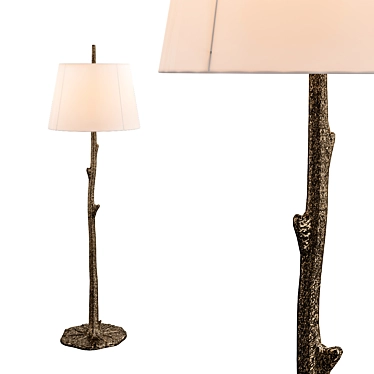 Elegant Heidi Floor Lamp 3D model image 1 