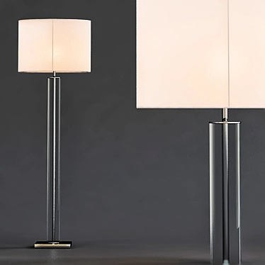 Sleek Norman Floor Lamp 3D model image 1 
