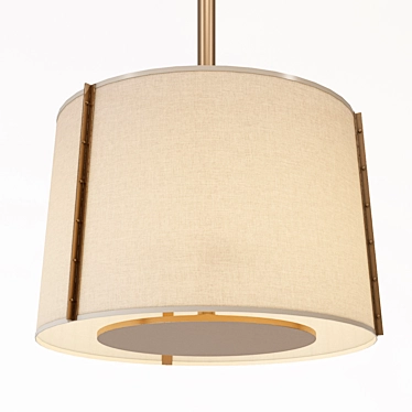 Bari Pendant Lamp: Elegant, Versatile Lighting 3D model image 1 