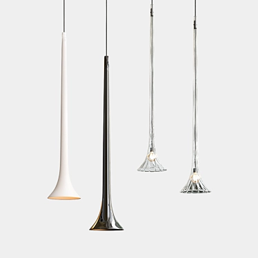 SISSI LED Ceiling Light 3D model image 1 