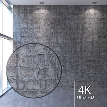 Seamless 4K Masonry Texture 3D model image 1 