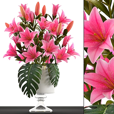Title (English): Elegant Lily Collection 3D model image 1 