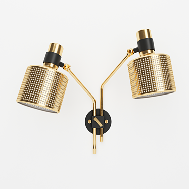 Bert Frank Riddle Wall Light 3D model image 1 